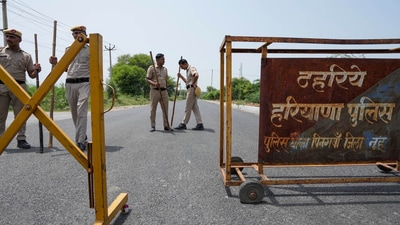 Mobile internet is suspended in Haryana's Nuh till Saturday 11.59pm. (PTI) Mobile internet is suspended in Haryana's Nuh till Saturday 11.59pm. (PTI)