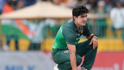 Pakistan's Naseem Shah (AP) Pakistan's Naseem Shah (AP)