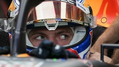 Red Bull Racing's Dutch driver Max Verstappen gets ready for the first practice session for the Singapore Formula One Grand Prix night race at the Marina Bay (AFP) Red Bull Racing's Dutch driver Max Verstappen gets ready for the first practice session for the Singapore Formula One Grand Prix night race at the Marina Bay (AFP)