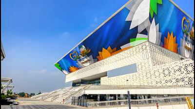 Yashobhoomi, the India International Convention and Expo Centre (IICC). (PTI) Yashobhoomi, the India International Convention and Expo Centre (IICC). (PTI)