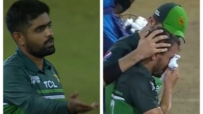 Babar Azam reacts after Pakistan lose last-ball thriller to Sri Lanka Babar Azam reacts after Pakistan lose last-ball thriller to Sri Lanka