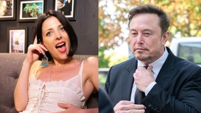 Lucie Pohl (L), the voice behind the Swiss medic of Overwatch, has responded to Elon Musk's (R) post (ulovelucie/Instagram, AP Photo/Jacquelyn Martin) Lucie Pohl (L), the voice behind the Swiss medic of Overwatch, has responded to Elon Musk's (R) post (ulovelucie/Instagram, AP Photo/Jacquelyn Martin)