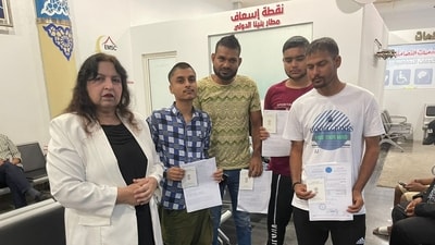 The four citizens went to Libya early this year in February after fake travel agents promised them jobs in Italy. The four citizens went to Libya early this year in February after fake travel agents promised them jobs in Italy.