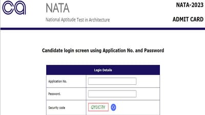 NATA Admit Card 2023 for Exam 4 out at nata.in, download link here NATA Admit Card 2023 for Exam 4 out at nata.in, download link here