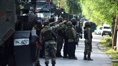 File photo of security forces involved in counter-terrorist operations. File photo of security forces involved in counter-terrorist operations.
