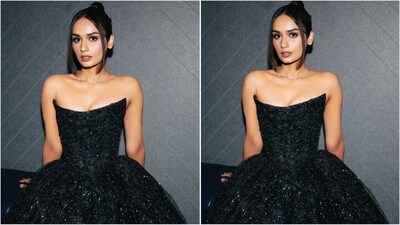 On Friday, Manushi gave her fans a sweet surprise as she took to Instagram and uploaded a series of pictures accompanied by the caption “Cindrella++”. (Instagram/@manushi_chhillar) On Friday, Manushi gave her fans a sweet surprise as she took to Instagram and uploaded a series of pictures accompanied by the caption “Cindrella++”. (Instagram/@manushi_chhillar)