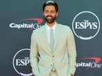 Hasan Minhaj arrives at the ESPY awards on Wednesday, July 12, 2023, at the Dolby Theatre in Los Angeles. (AP Photo/Chris Pizzello) Hasan Minhaj arrives at the ESPY awards on Wednesday, July 12, 2023, at the Dolby Theatre in Los Angeles. (AP Photo/Chris Pizzello)