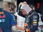 Red Bull's Max Verstappen during practice 