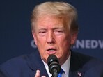 Former US President and 2024 Presidential hopeful Donald Trump speaks at the CWA (Concerned Women for America) Summit 2023 in Washington, DC, on September 15, 2023. (Photo by Mandel NGAN / AFP)