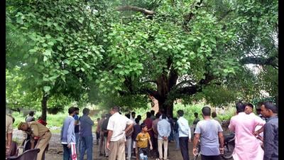 A video of the lighting strike was captured by a CCTV camera nearby. (Sakib Ali/HT Photo) A video of the lighting strike was captured by a CCTV camera nearby. (Sakib Ali/HT Photo)