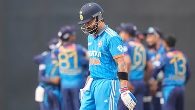 India's Virat Kohli walks to pavilion after being dismissed during the Asia Cup cricket match between Sri Lanka and India in Colombo (AP) India's Virat Kohli walks to pavilion after being dismissed during the Asia Cup cricket match between Sri Lanka and India in Colombo (AP)