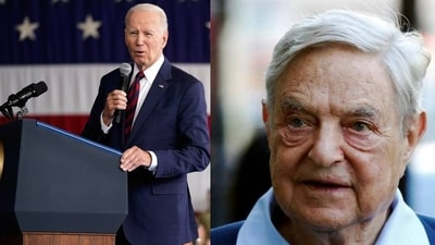 US President Joe Biden, George Soros (File photos) US President Joe Biden, George Soros (File photos)
