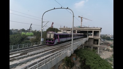 PMRDA will appoint a transition advisor (TA) for metro line 4 (Civil court to Loni Kalbhor) and line 5 (Kharadi-Khadakwasla) (HT FILE PHOTO) PMRDA will appoint a transition advisor (TA) for metro line 4 (Civil court to Loni Kalbhor) and line 5 (Kharadi-Khadakwasla) (HT FILE PHOTO)