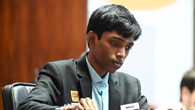 Grandmaster R Praggnanandhaa (Hindustan Times) Grandmaster R Praggnanandhaa (Hindustan Times)