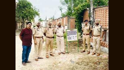 Senior superintendent of police Mukhwinder Singh Bhullar said the properties have been seized under section 68 (F) of the NDPS Act, and the action was taken after due approvals from the competent authorities Senior superintendent of police Mukhwinder Singh Bhullar said the properties have been seized under section 68 (F) of the NDPS Act, and the action was taken after due approvals from the competent authorities