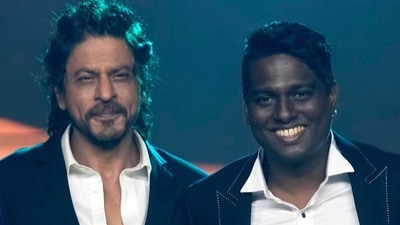 Shah Rukh Khan opened up about shooting for Atlee's Jawan. (AP) Shah Rukh Khan opened up about shooting for Atlee's Jawan. (AP)