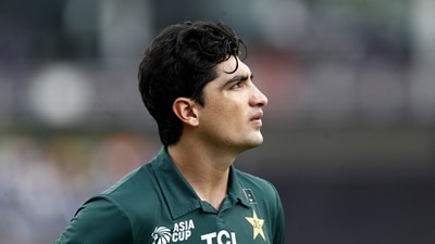 Pakistan's Naseem Shah stands in the field during the Asia Cup cricket match between India and Pakistan at Pallekele, Sri Lanka (AP) Pakistan's Naseem Shah stands in the field during the Asia Cup cricket match between India and Pakistan at Pallekele, Sri Lanka (AP)
