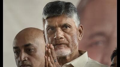 TDP chief N Chandrababu Naidu (PTI) TDP chief N Chandrababu Naidu (PTI)