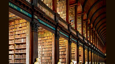 The Library of Trinity College, Dublin. It takes ideas, conviction – and, of course, rare skill – to craft a story in such a way that it turns into an heirloom. (Adobe Stock) The Library of Trinity College, Dublin. It takes ideas, conviction – and, of course, rare skill – to craft a story in such a way that it turns into an heirloom. (Adobe Stock)