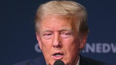 Former US President and 2024 Presidential hopeful Donald Trump speaks at the CWA (Concerned Women for America) Summit 2023 in Washington, DC, on September 15, 2023. (Photo by Mandel NGAN / AFP) (AFP) Former US President and 2024 Presidential hopeful Donald Trump speaks at the CWA (Concerned Women for America) Summit 2023 in Washington, DC, on September 15, 2023. (Photo by Mandel NGAN / AFP) (AFP)