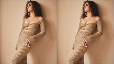 Sanya gave her fans a weekend treat as she took to Instagram to upload a series of pictures, accompanied by a heart and star emoji as the caption. (Instagram/@sanyamalhotra_) Sanya gave her fans a weekend treat as she took to Instagram to upload a series of pictures, accompanied by a heart and star emoji as the caption. (Instagram/@sanyamalhotra_)