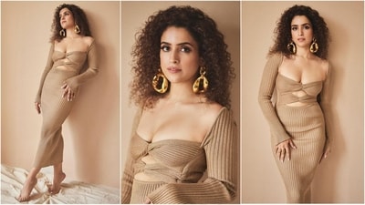 Sanya Malhotra is a total stunner who showcases her fashion savvy with her back-to-back head-turning looks. Whether it's a chic pantsuit or a sartorial saree, Sanya can rock any look to perfection. She gave all her fans a weekend fashion inspiration as she donned a gorgeous bodycon dress. With her undeniable beauty and incredible fashion sense, Sanya is a true fashionista. Read on to take some style notes. (Instagram/@sanyamalhotra_) Sanya Malhotra is a total stunner who showcases her fashion savvy with her back-to-back head-turning looks. Whether it's a chic pantsuit or a sartorial saree, Sanya can rock any look to perfection. She gave all her fans a weekend fashion inspiration as she donned a gorgeous bodycon dress. With her undeniable beauty and incredible fashion sense, Sanya is a true fashionista. Read on to take some style notes. (Instagram/@sanyamalhotra_)