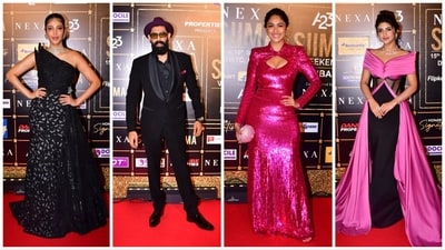 Shruti Haasan, Rana Daggubati, Mrunal Thakur and Sreeleela at SIIMA 2023. Shruti Haasan, Rana Daggubati, Mrunal Thakur and Sreeleela at SIIMA 2023.