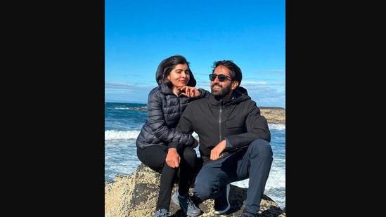 Malala Yousafzai with her husband Asser Malik. (Instagram/@malala)