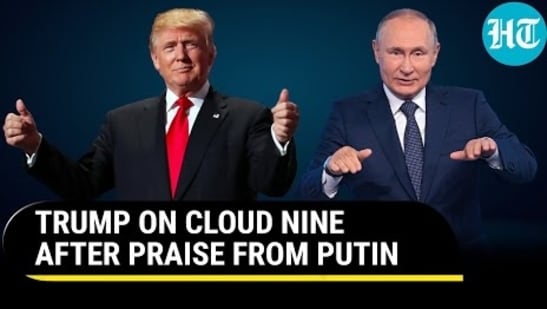 TRUMP ON CLOUD NINE AFTER PRAISE FROM PUTIN