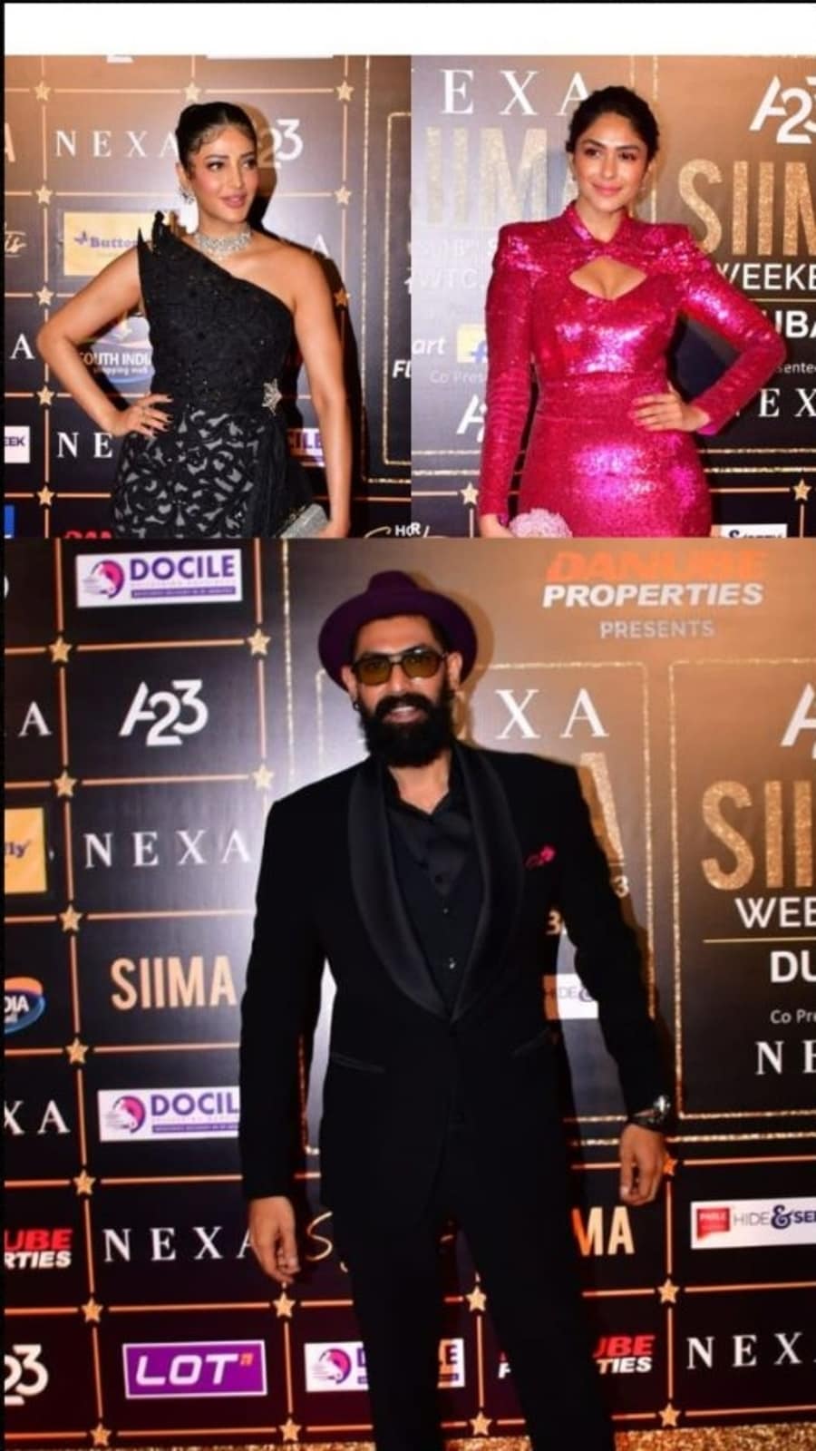 SIIMA_2023_mrunal_thakur_rana_daggubati