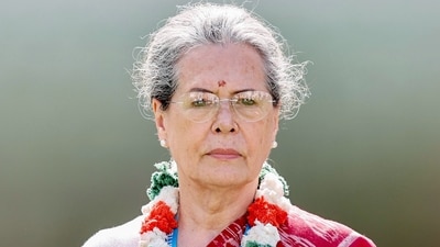 Congress leader Sonia Gandhi prior to attending the Congress Working Committee (CWC) meeting in Hyderabad. (AICC) Congress leader Sonia Gandhi prior to attending the Congress Working Committee (CWC) meeting in Hyderabad. (AICC)