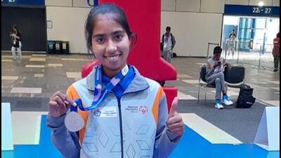Born in Rupnagar’s Mianpur village, Priya Devi, was part of the Indian team that won the silver at the 2023 Special Olympics in Berlin, Germany. (HT Photo) Born in Rupnagar’s Mianpur village, Priya Devi, was part of the Indian team that won the silver at the 2023 Special Olympics in Berlin, Germany. (HT Photo)