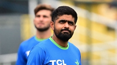 Pakistan's captain Babar Azam (front) looks on before the start of the Asia Cup 2023 super four one-day international (ODI) cricket match vs Sri Lanka (AFP) Pakistan's captain Babar Azam (front) looks on before the start of the Asia Cup 2023 super four one-day international (ODI) cricket match vs Sri Lanka (AFP)