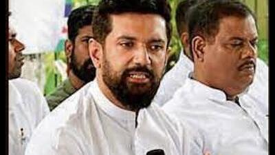Chirag Paswan alleged and termed the RJD-JD(U) tie-up in Bihar an “alliance riddled with contradictions”. (HT FILE)