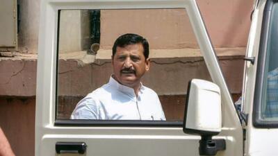 Congress MLA Mamman Khan is produced before a court in Nuh district on Sunday. (PTI) Congress MLA Mamman Khan is produced before a court in Nuh district on Sunday. (PTI)