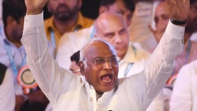 Congress President Mallikarjun Kharge (PTI) Congress President Mallikarjun Kharge (PTI)