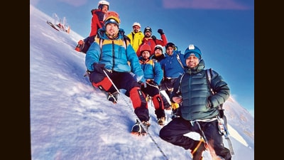 For this expedition, the necessary permissions were taken from the Indian Mountaineering Foundation, an apex body in India to provide permission for such expeditions, and from the Wildlife Division of Uttrakhand Forest Department. (HT PHOTO) For this expedition, the necessary permissions were taken from the Indian Mountaineering Foundation, an apex body in India to provide permission for such expeditions, and from the Wildlife Division of Uttrakhand Forest Department. (HT PHOTO)