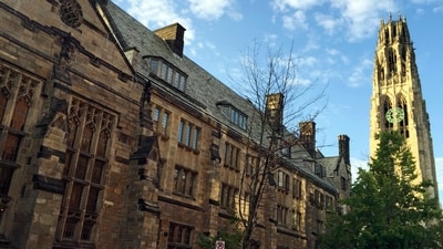 FILE - Harkness Tower on the campus of Yale University, in New Haven, Conn., on Sept. 9, 2016. In a decision that could have national implications on how colleges investigate sexual assault allegations, Connecticut's highest court ruled on Friday, June 23, 2023, that a former Yale student is not immune from a defamation lawsuit by a fellow student who was exonerated after she accused him of rape. (AP) FILE - Harkness Tower on the campus of Yale University, in New Haven, Conn., on Sept. 9, 2016. In a decision that could have national implications on how colleges investigate sexual assault allegations, Connecticut's highest court ruled on Friday, June 23, 2023, that a former Yale student is not immune from a defamation lawsuit by a fellow student who was exonerated after she accused him of rape. (AP)