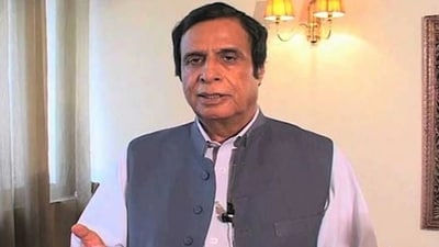 Elahi has been imprisoned and arrested numerous times since the May 9 riots took place. (X) Elahi has been imprisoned and arrested numerous times since the May 9 riots took place. (X)