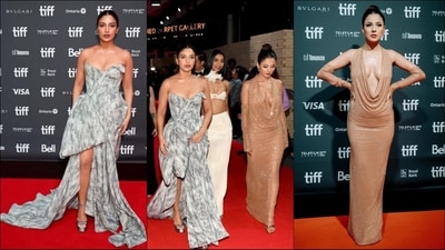 Bhumi Pednekar and Shehnaaz Gill along with the cast of the movie 'Thank You For Coming' attended the TIFF 2023 donning stunning outfits. (Instagram ) Bhumi Pednekar and Shehnaaz Gill along with the cast of the movie 'Thank You For Coming' attended the TIFF 2023 donning stunning outfits. (Instagram )