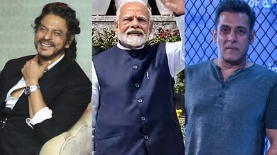 Shah Rukh Khan and Salman Khan wished PM Narendra Modi on his birthday. Shah Rukh Khan and Salman Khan wished PM Narendra Modi on his birthday.