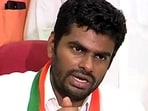 Tamil Nadu BJP chief K Annamalai. (ANI) Tamil Nadu BJP chief K Annamalai. (ANI)