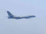 An aircraft of China's People's Liberation Army (PLA) takes part in military drills near Taiwan. An aircraft of China's People's Liberation Army (PLA) takes part in military drills near Taiwan.
