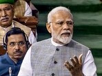 Prime Minister Narendra Modi speaks in the Lok Sabha during a special session of Parliament, in New Delhi, Monday, Sept. 18, 2023. Prime Minister Narendra Modi speaks in the Lok Sabha during a special session of Parliament, in New Delhi, Monday, Sept. 18, 2023.