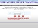 OPSC releases admit card for Dental Surgeon exam on September 18 OPSC releases admit card for Dental Surgeon exam on September 18