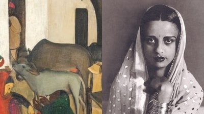 Story Teller sets a distinctive artistic language which merges both Pahari and Parisian influences. Story Teller sets a distinctive artistic language which merges both Pahari and Parisian influences.