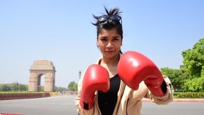 File photo of Nikhat Zareen (HT PRINT)