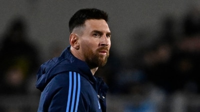 Argentina's forward Lionel Messi looks on at the end of the 2026 FIFA World Cup South American qualifiers football match (AFP) Argentina's forward Lionel Messi looks on at the end of the 2026 FIFA World Cup South American qualifiers football match (AFP)