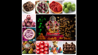 For this year’s Ganesh Chaturthi celebrations, food entrepreneurs say devotees are going the extra mile to please the elephant lord (Photos: Instagram and Shutterstock) For this year’s Ganesh Chaturthi celebrations, food entrepreneurs say devotees are going the extra mile to please the elephant lord (Photos: Instagram and Shutterstock)