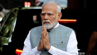 Addressing mediapersons outside the Parliament before the special session, PM Modi said that all decisions of the time to make India a developed country by 2047 will be taken in the new Parliament building.&nbsp; (REUTERS)
